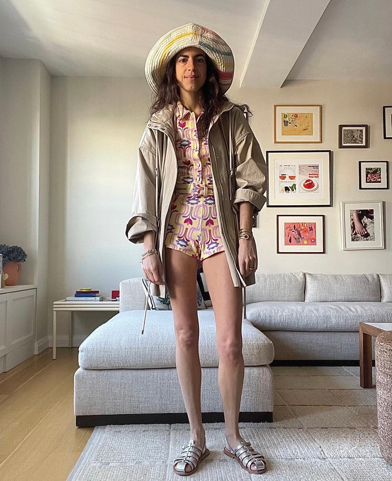 Romualda Silk Dada Bucket Hat