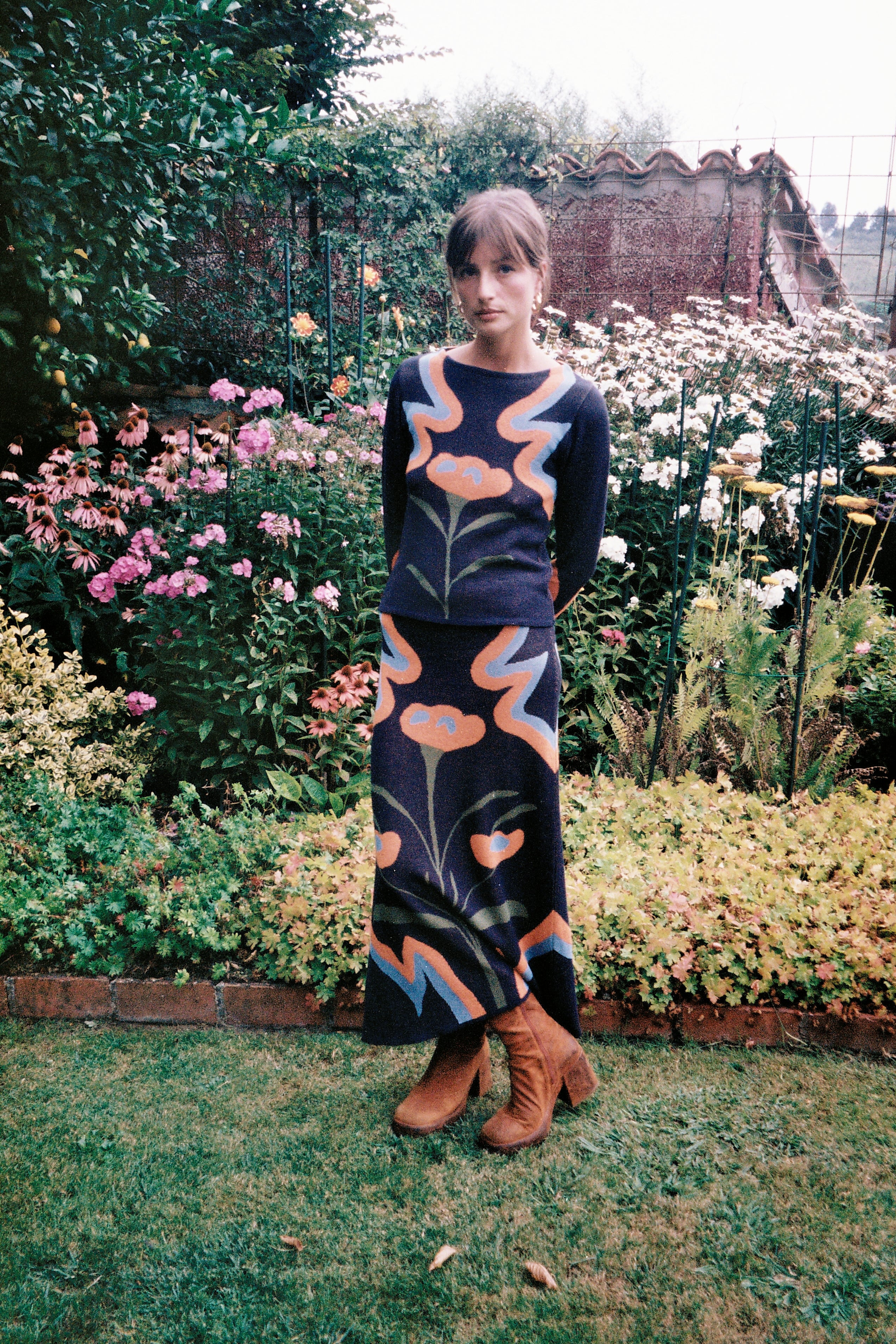 Falda Odelia Geranio