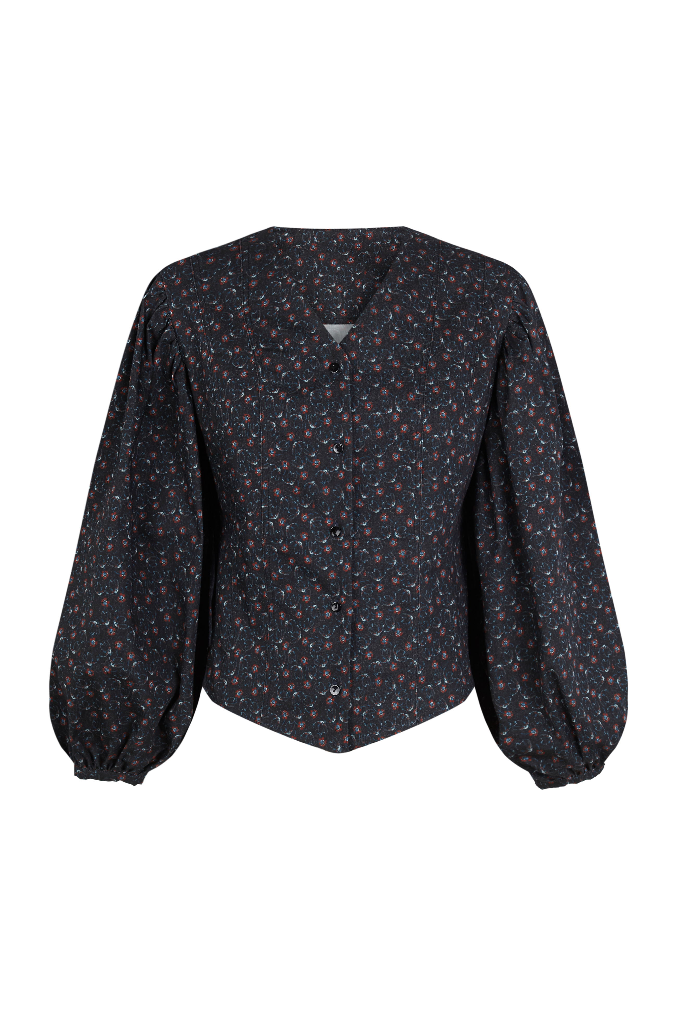 Blusa Talia Flores Nocturnas