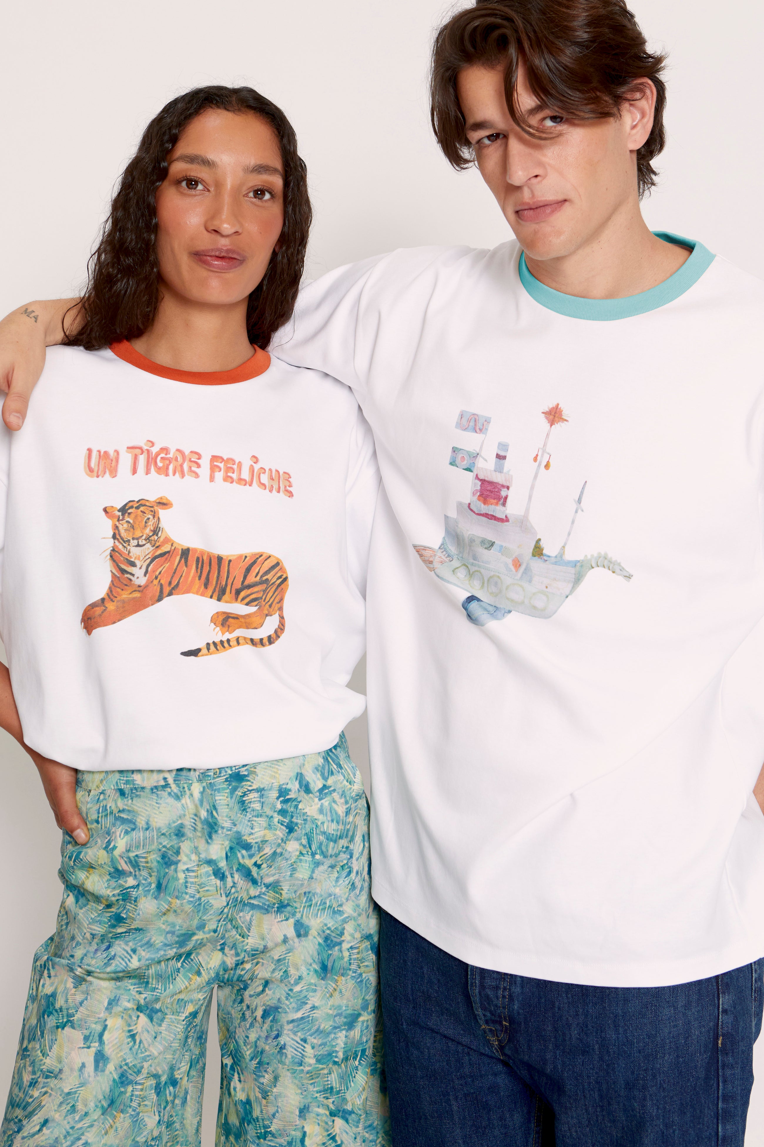 Camiseta Tigre Feliche Unisex