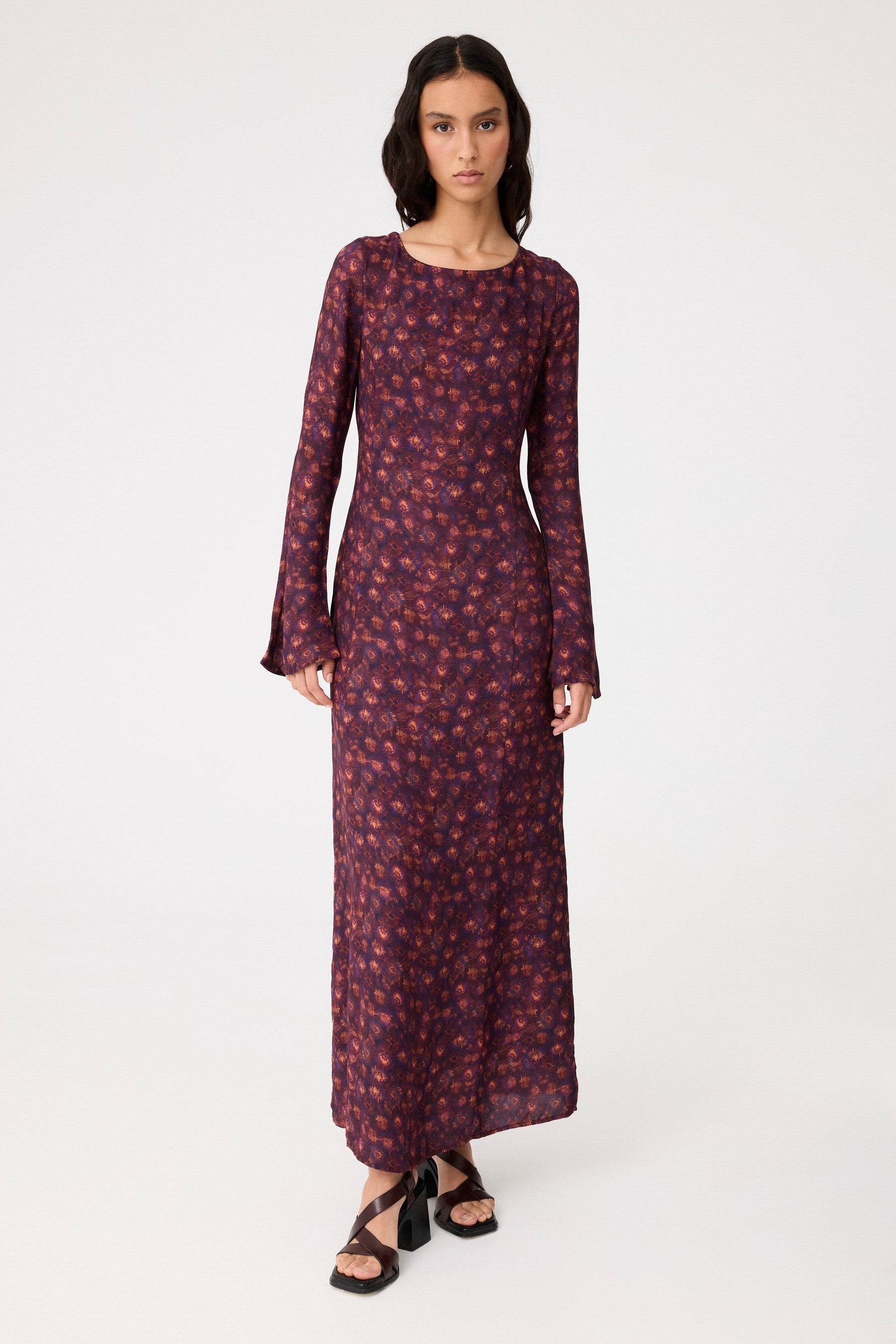 Ada Dress Burgundy