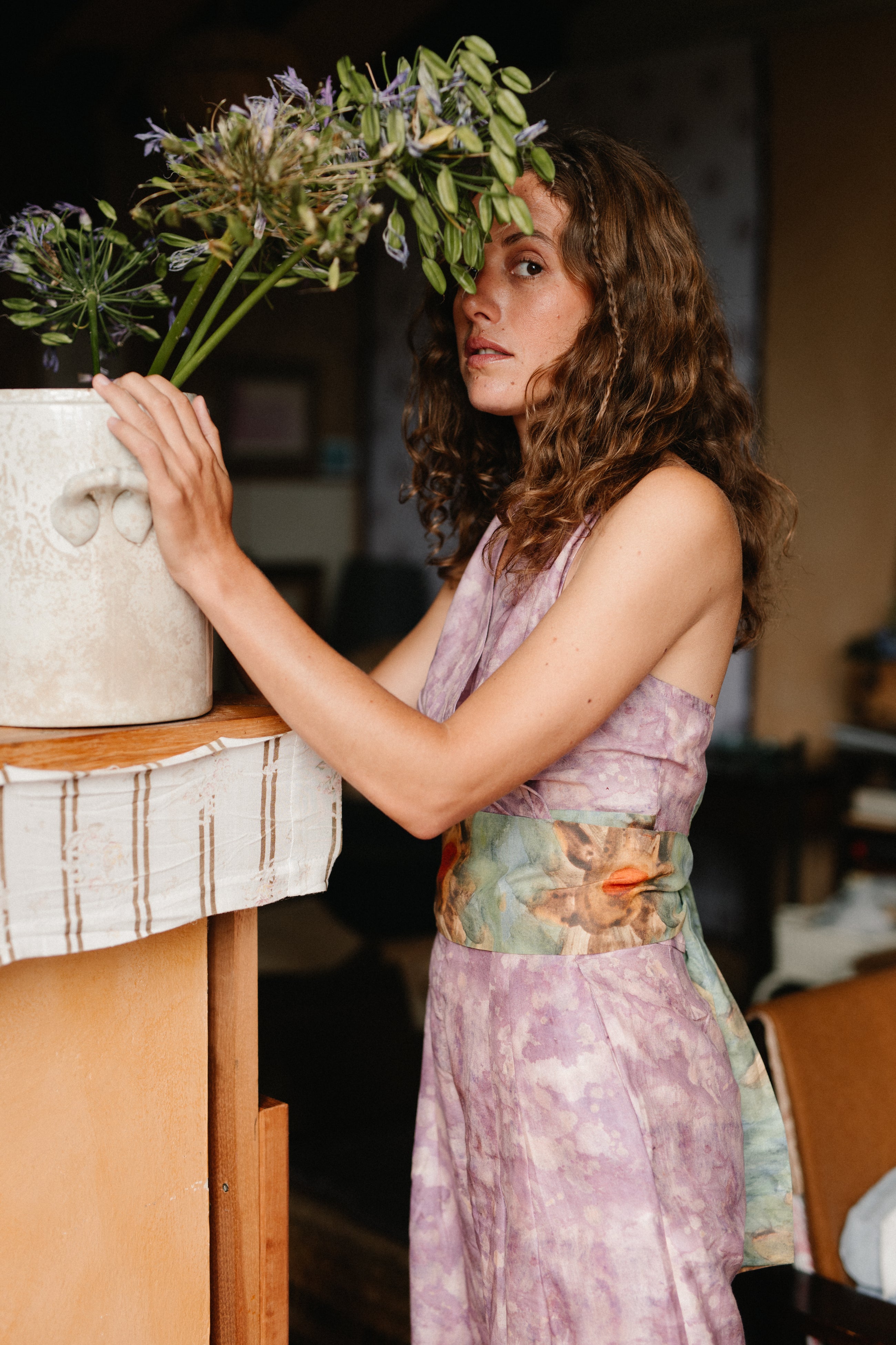 Salvia Satin Pétalo Amatista