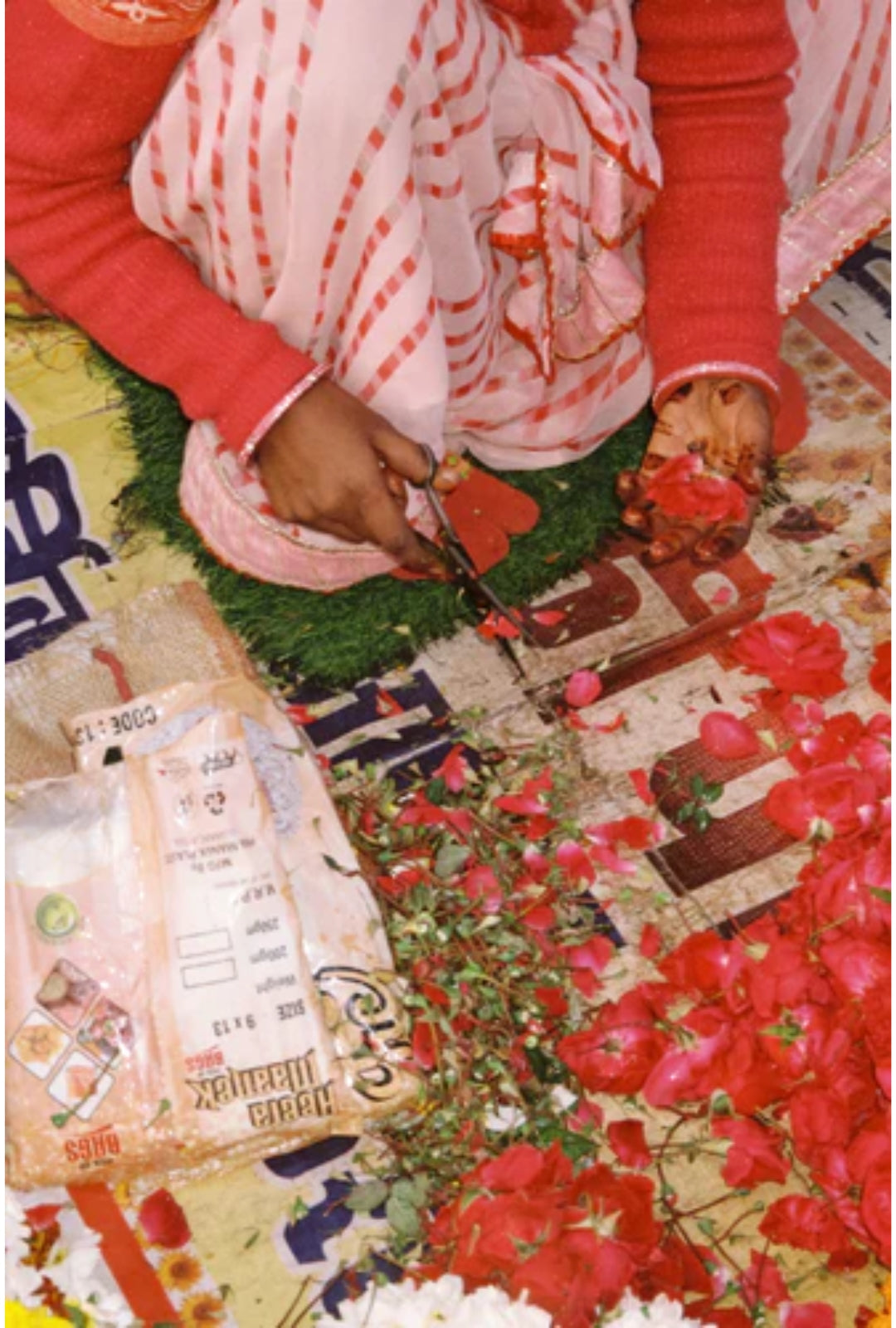 Un paseo por el mercado de las flores de Jaipur con Irene Baque