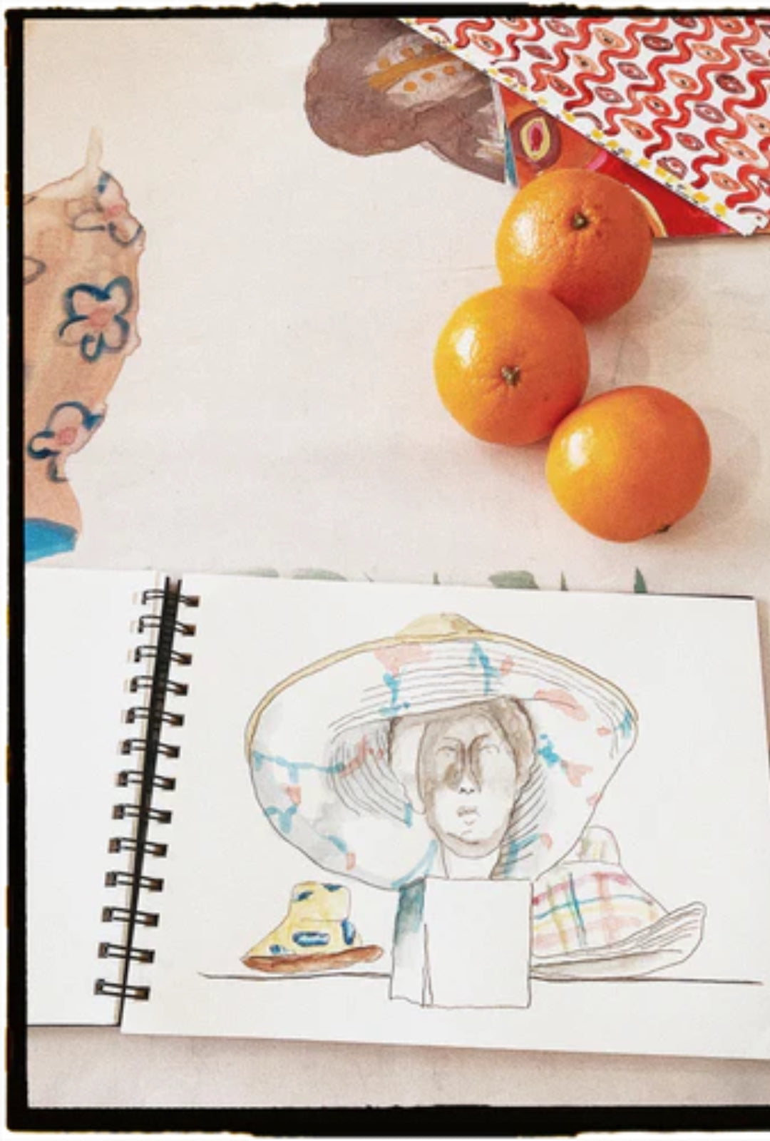 Dibujo en estudio con Ángel Zuñiga
