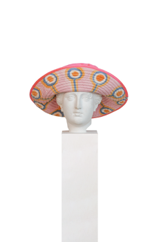Sombrero Margarita Rosa Gran Bucket