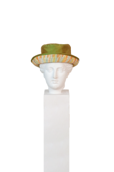 Sombrero Crisantemo Verde Bucket