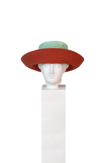 Sombrero Dalia Turquesa Gran Bucket