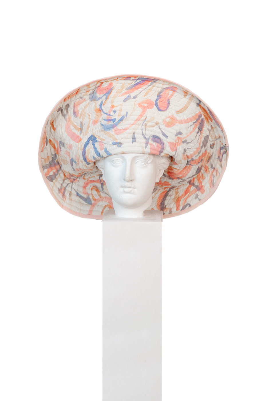 Sombrero Junco Lila Grande