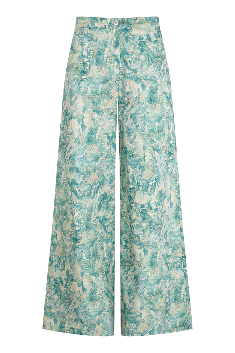 Mauro Pant Turquoise Meadow