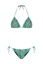 Bikini Patty Green Vichy