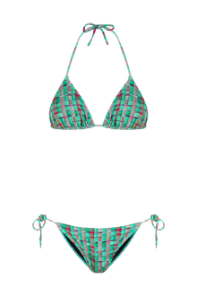 Bikini Patty Green Vichy