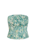 Edma Top Turquoise Meadow