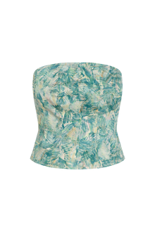 Edma Top Turquoise Meadow