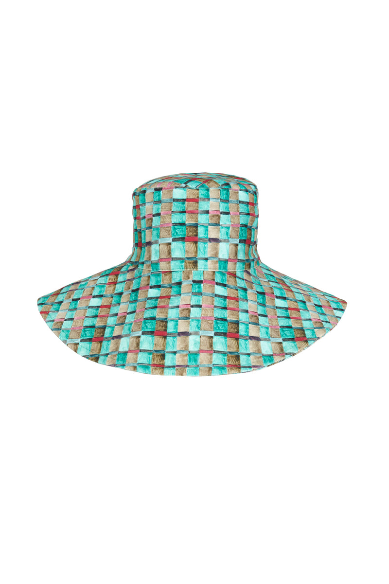 Green Vichy Gran Bucket Hat