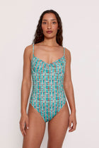Bañador Elba Green Vichy