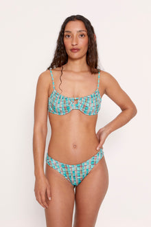Bikini Bella Green Vichy