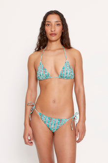 Bikini Patty Green Vichy