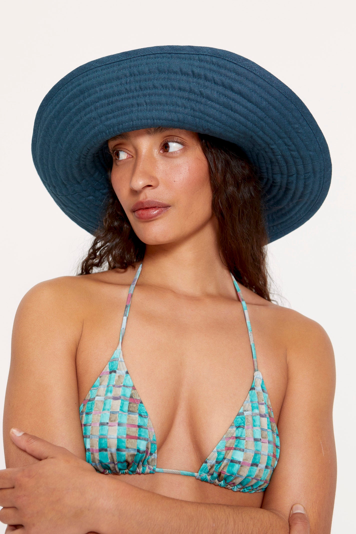 Bikini Patty Green Vichy