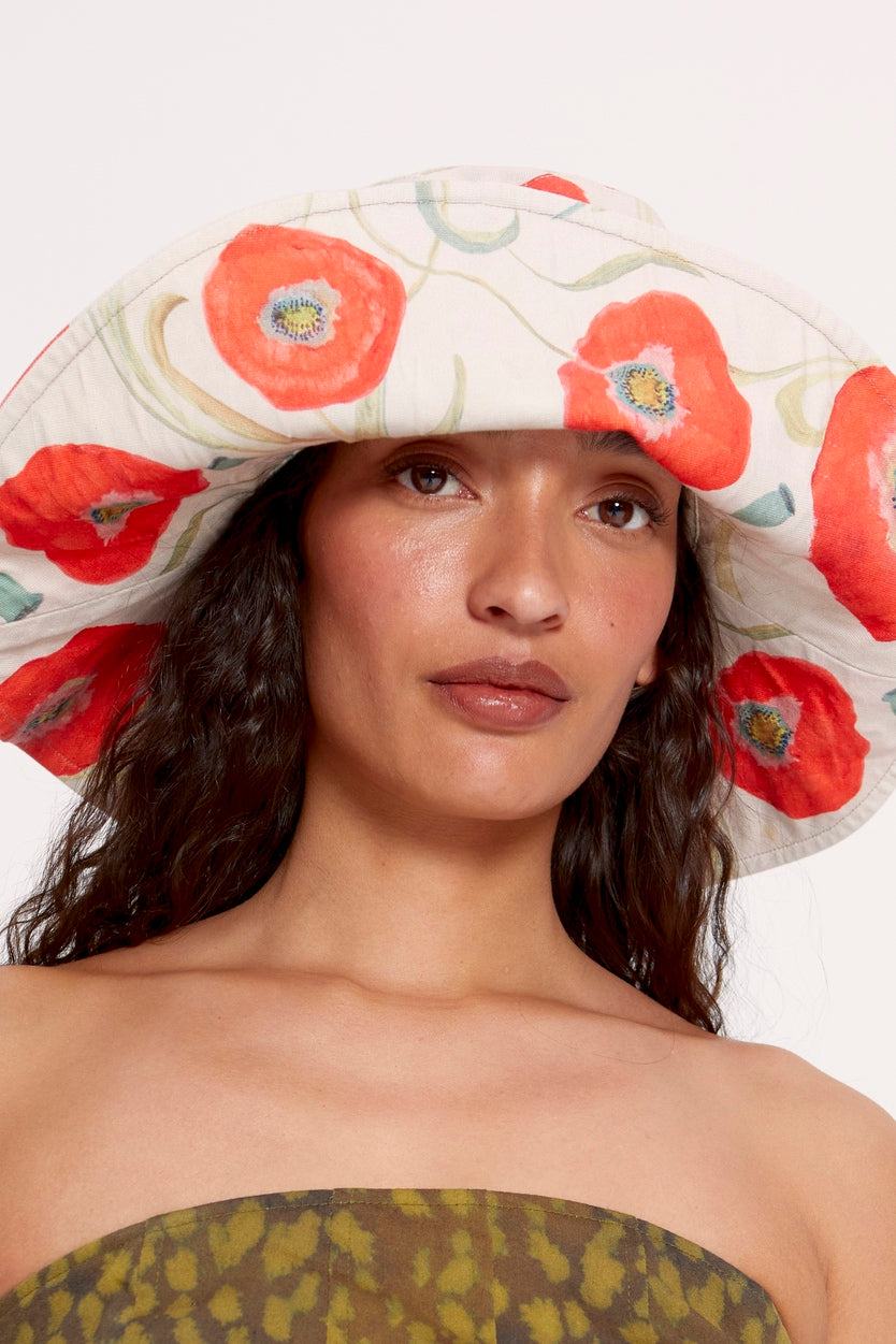 Sombrero Amapola Gran Bucket