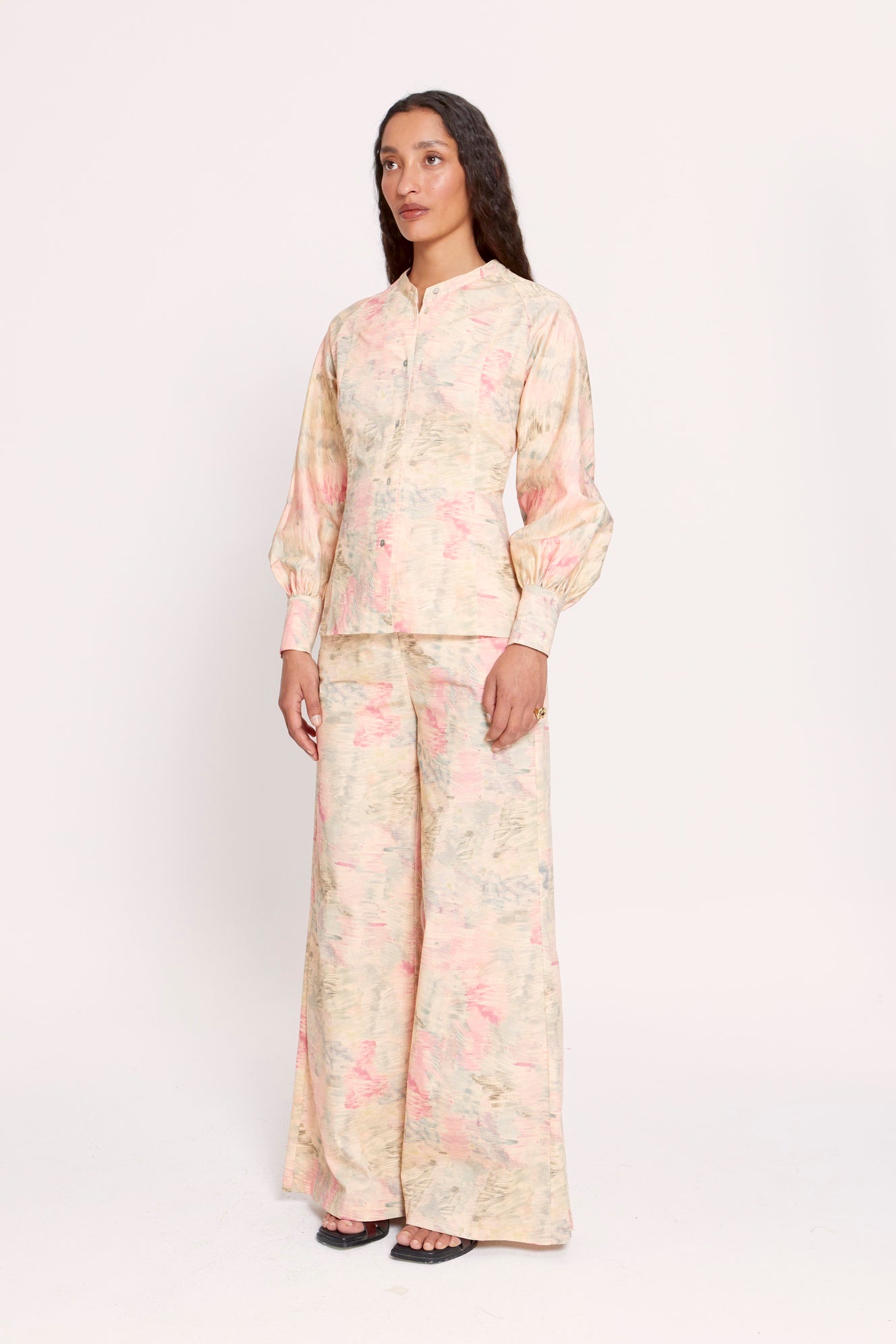 Camisa Mila pink Meadow