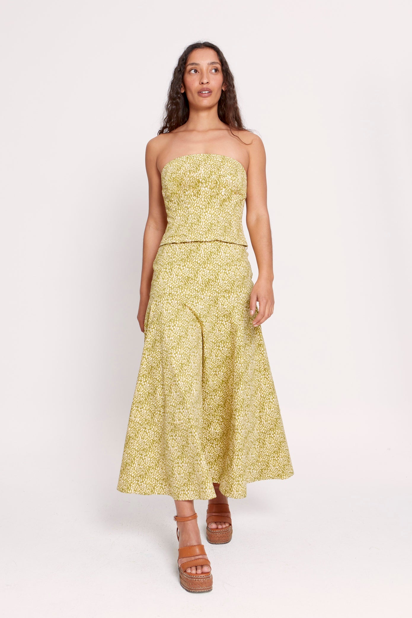 Falda Rose Verde