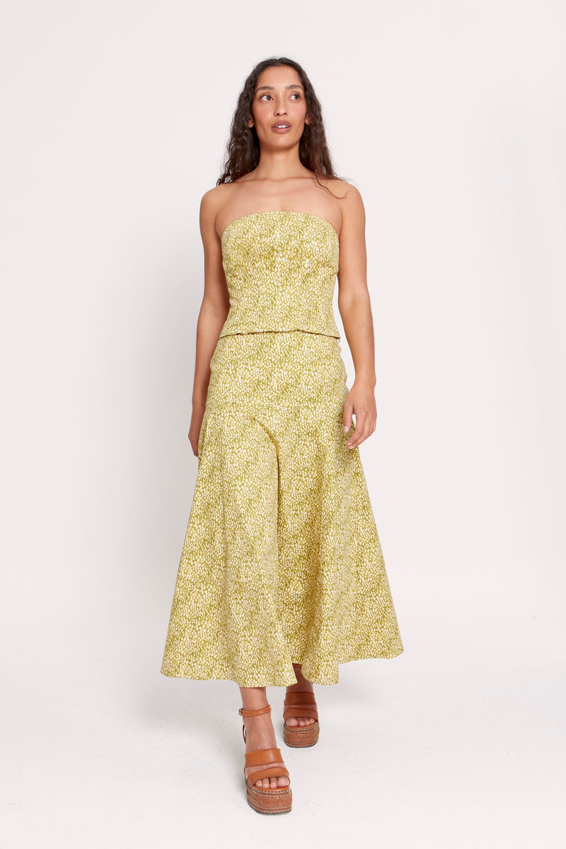 Rose Skirt Green