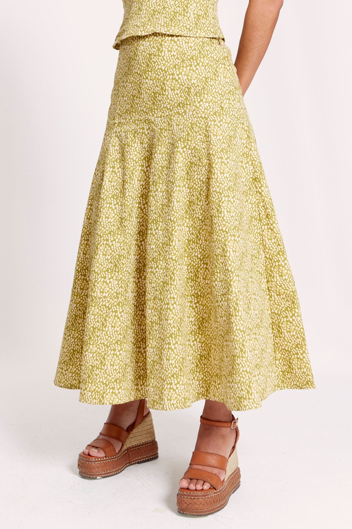 Falda Rose Verde