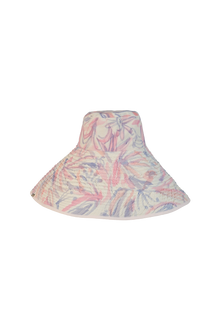 Sombrero Junco Lila Grande