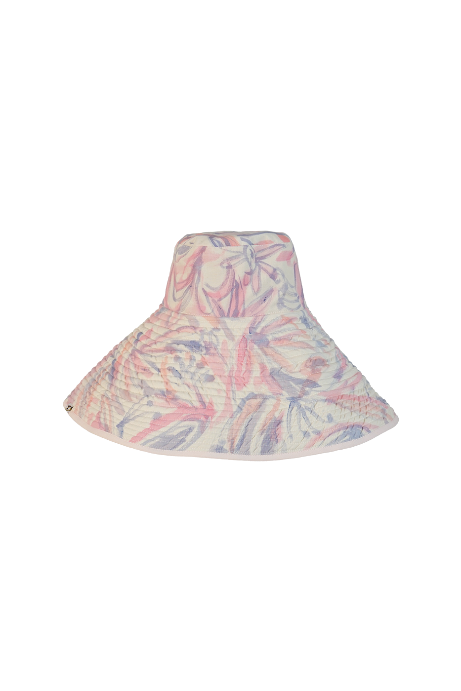 Sombrero Junco Lila Grande
