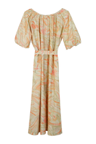 Vestido Largo Verde Lirio