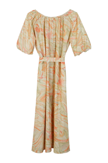 Vestido Largo Verde Lirio