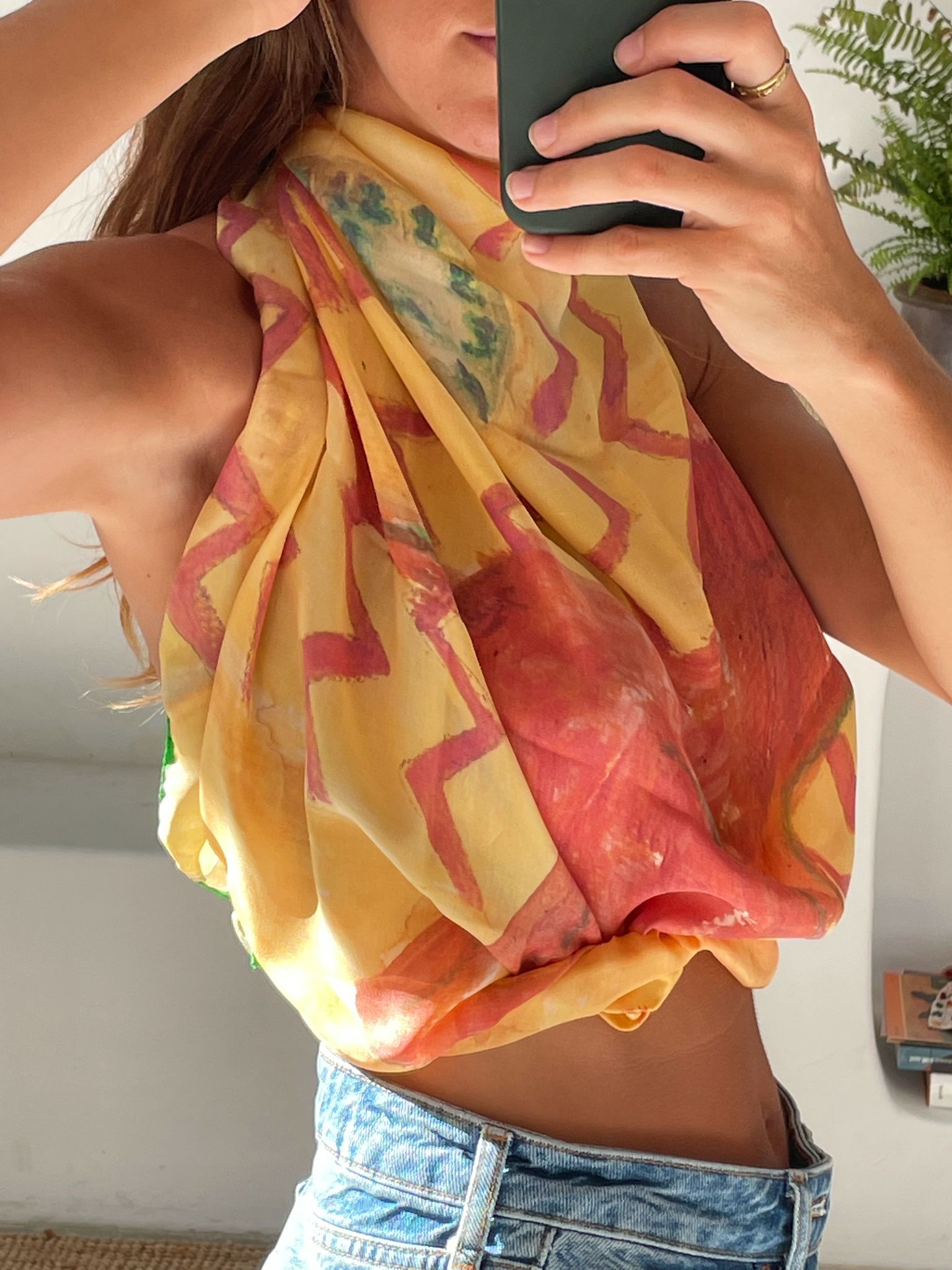 Pañuelo de seda Zig Zag Dug