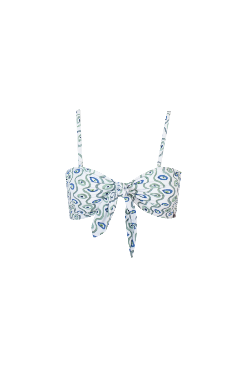 Top de bikini Itapoa Umba Azul