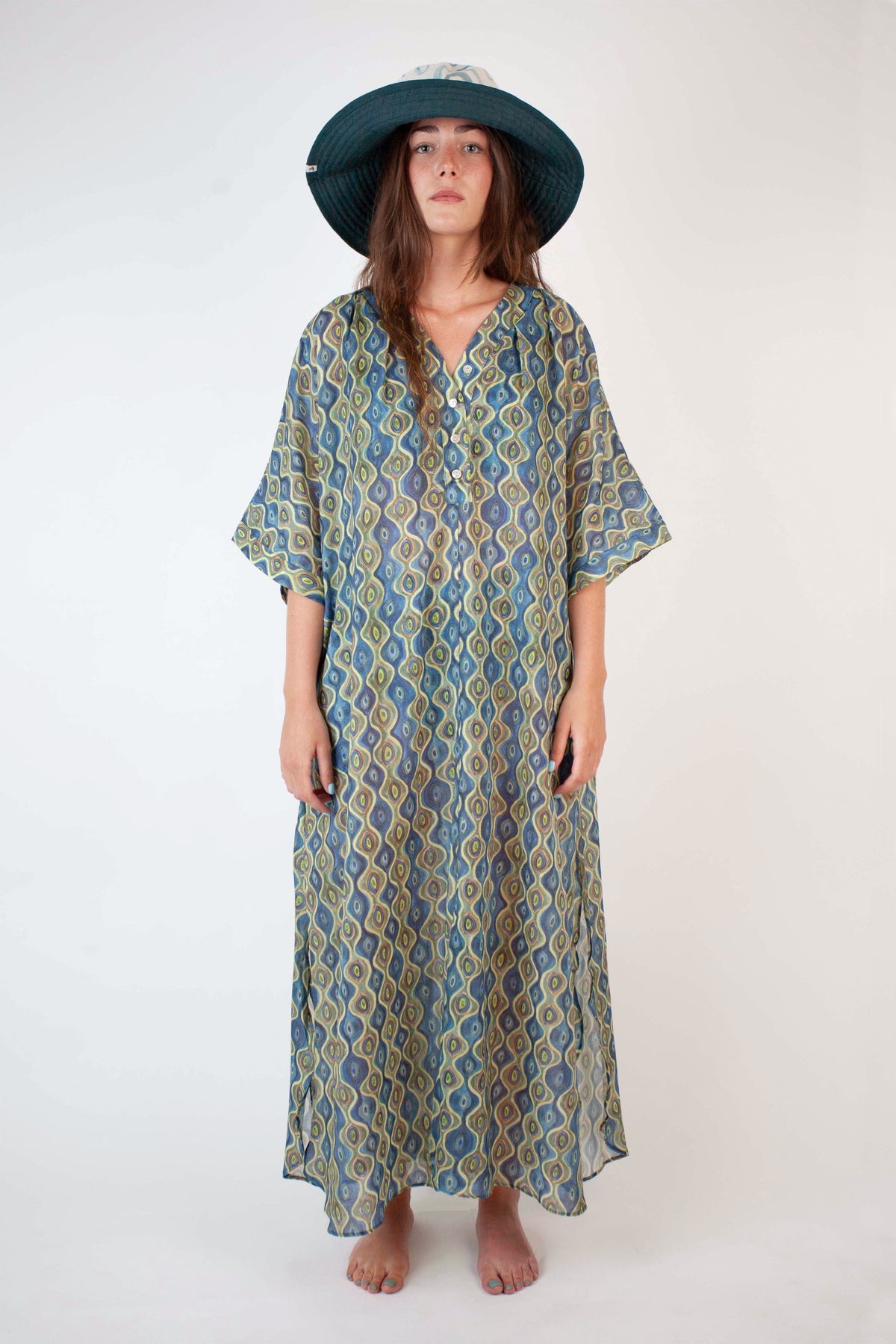 Kaftan Recife Babu Azul