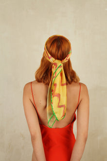 Pañuelo de seda Zig Zag Dug