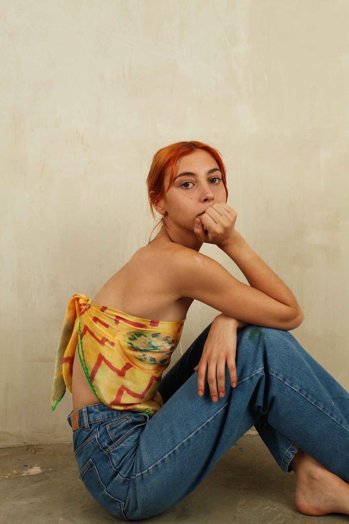 Pañuelo de seda Zig Zag Dug