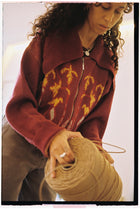 Creta Cardigan Burgundy