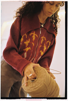 Creta Cardigan Burgundy