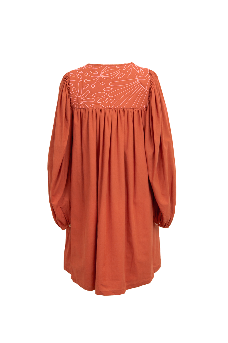 Lantana Caramel Quilted Dress