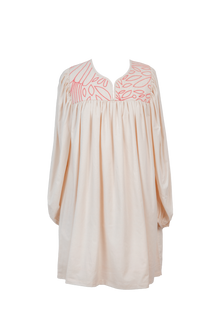 Lantana Ivory Quilted Dress