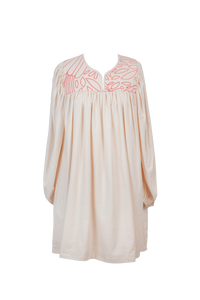 Lantana Ivory Quilted Dress