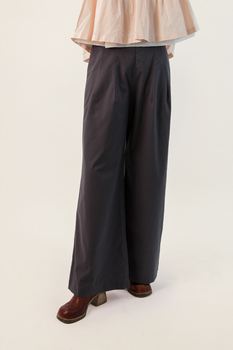 AGAVE BLACK HIGH WASTED TROUSERS