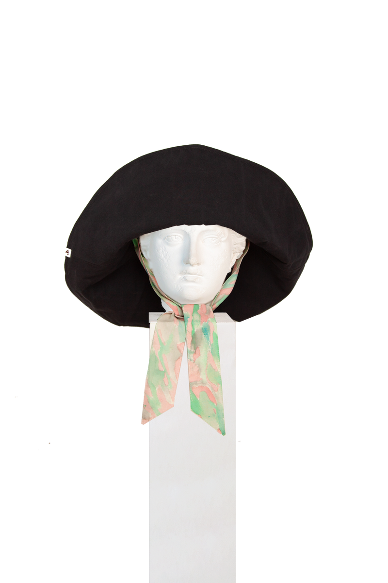 Sombrero Espuma De Mar Turquesa Grande