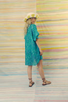 Espirea Turquoise Short Kaftan