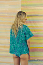 Blusa Margarita Turquesa