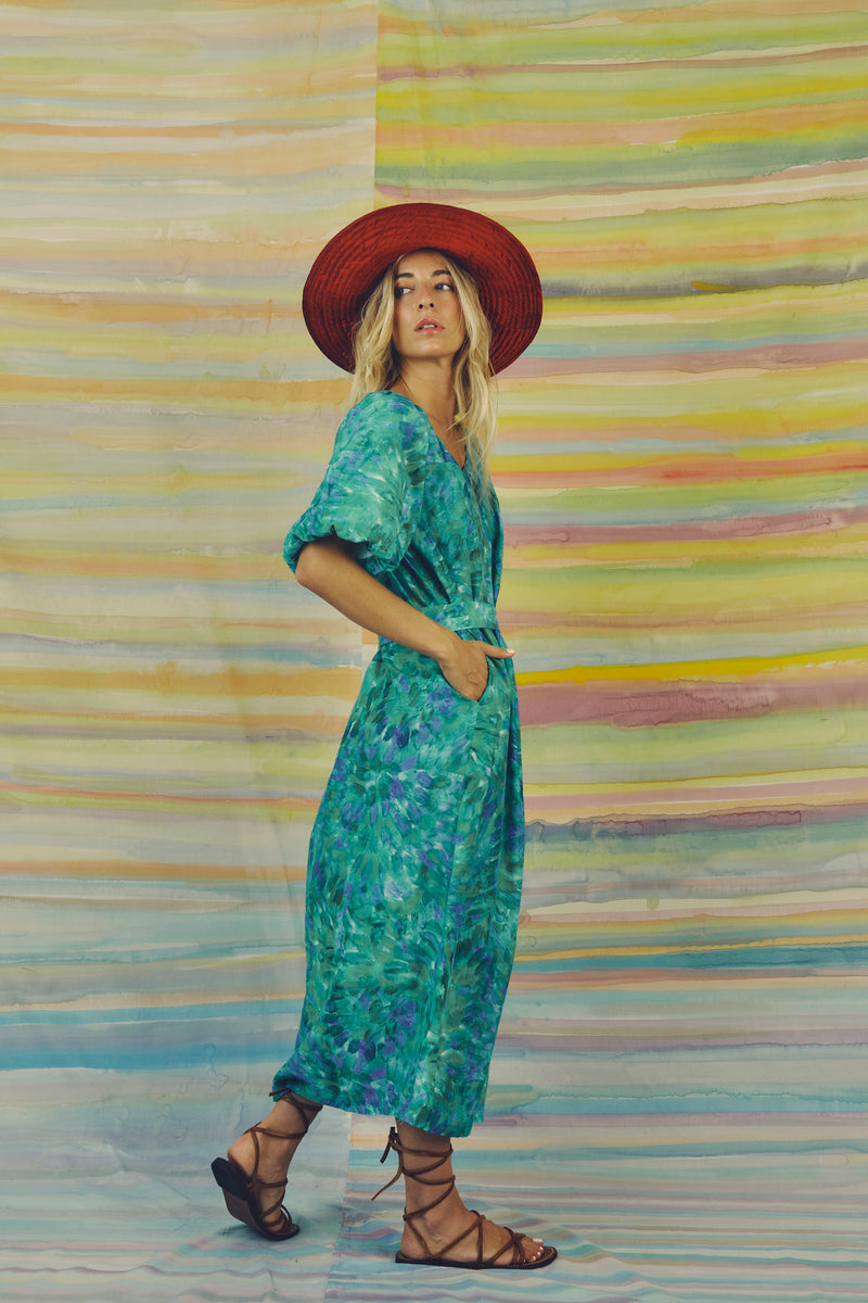 Vestido Turquesa Anturio