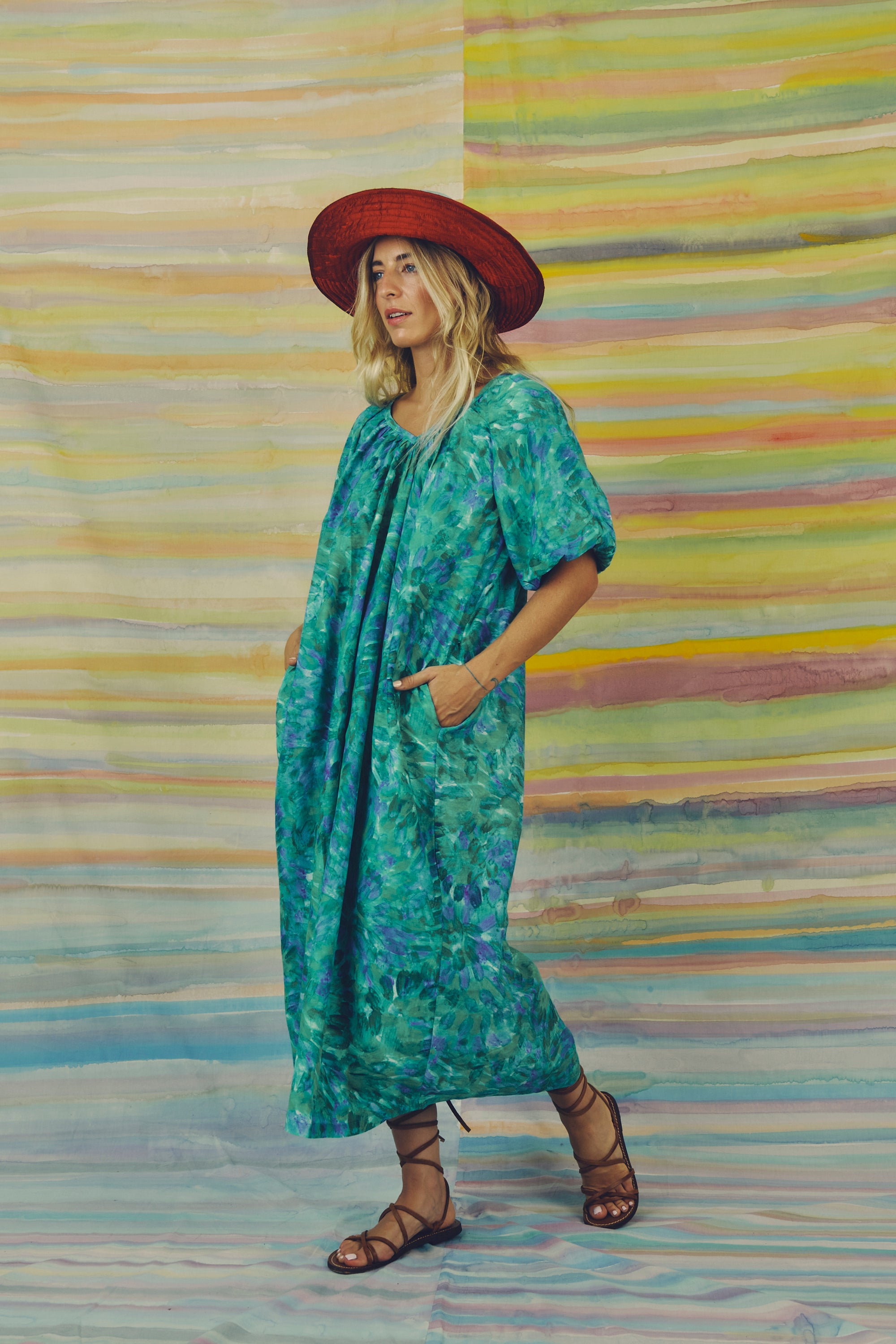 Vestido Turquesa Anturio