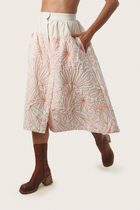 Petunia Ivory Quilted Skirt