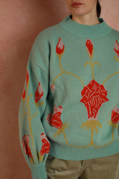 Babushka Copper Sweater