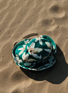 Sombrero Turquoise Floral Gran Bucket Kids